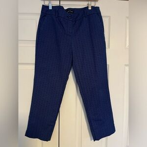 Hilary Radley Navy Cropped Chinos